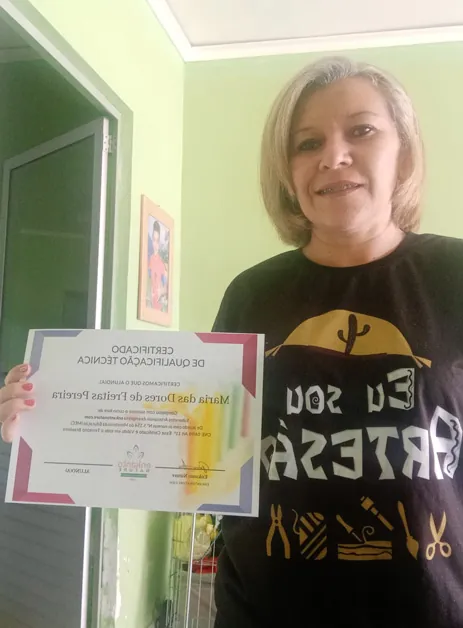 Certificado do Curso de Saboaria Artesanal